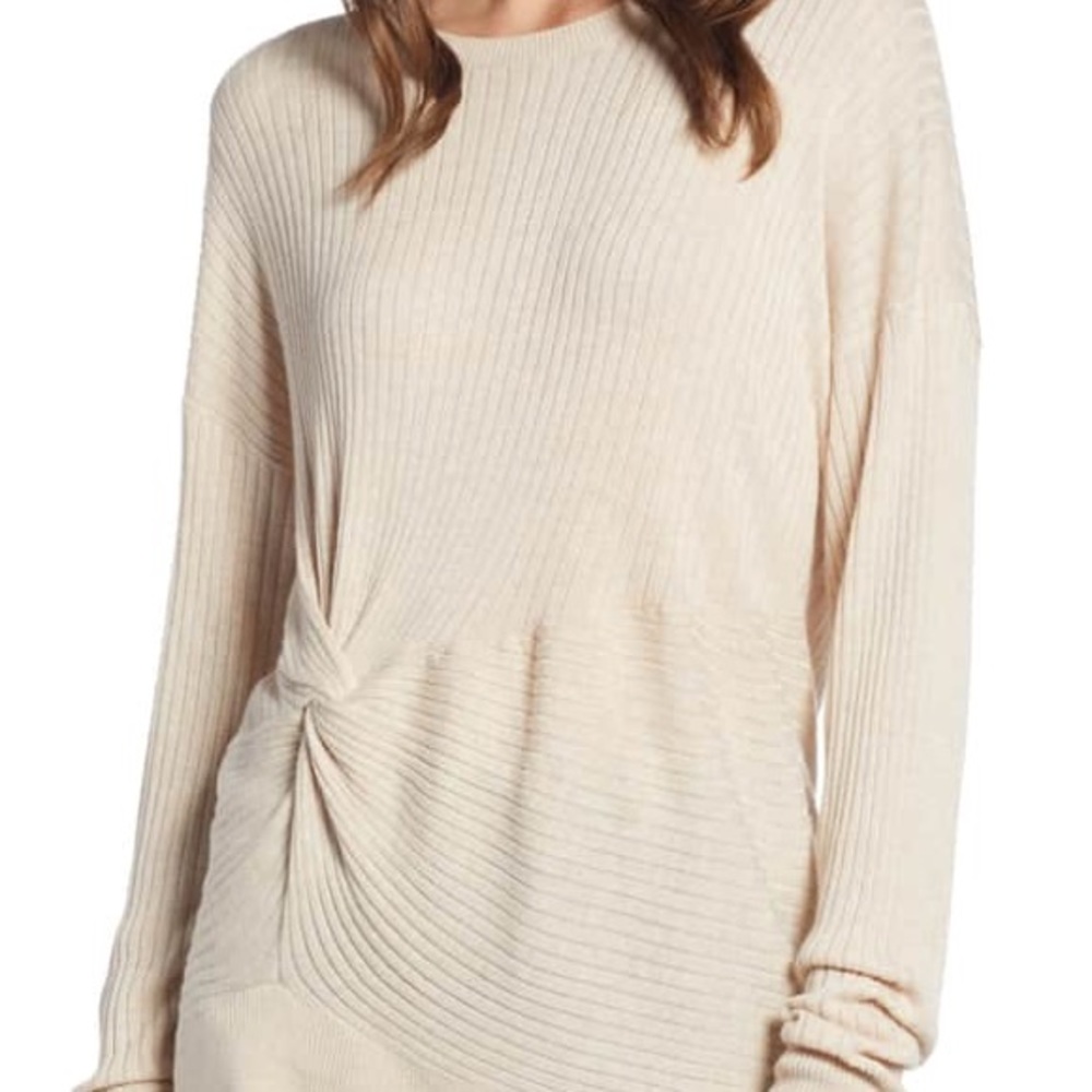 Something Navy Knot Detail Pullover